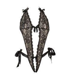 Ouvert-Body aus Stretchspitze