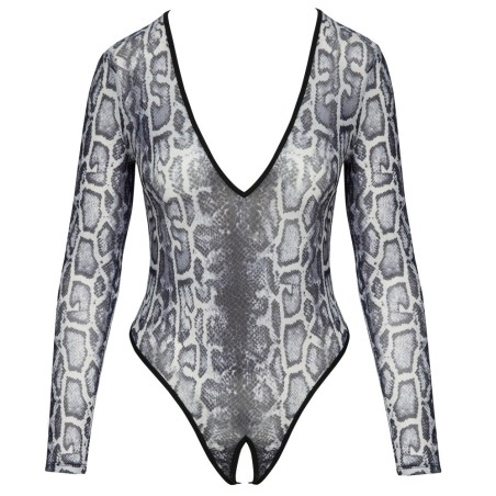 Ouvert-Body in Schlangenhaut-Optik