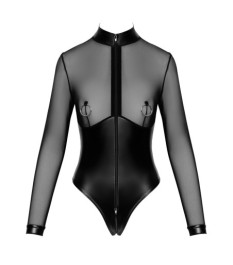 Body „Project Fetish“ mit großen aufgesetzten Nippelringen