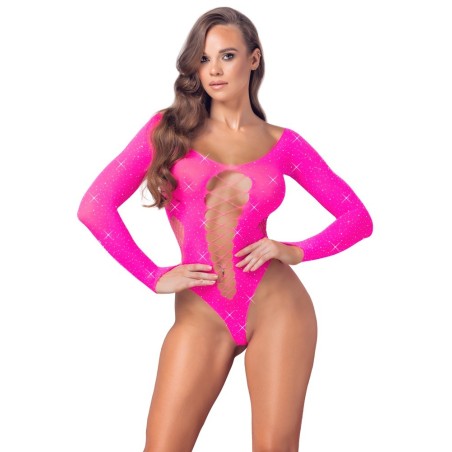Body im Pink-Glitzer-Look