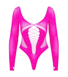 Body im Pink-Glitzer-Look