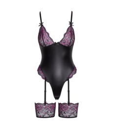 Straps-Body im Mattlook mit Spitze