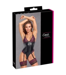 Straps-Body im Mattlook mit Spitze