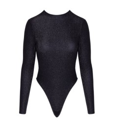 Ouvert-Body in schillerndem Metallic-Pink