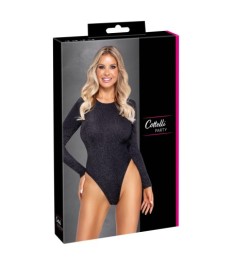 Body mit Silberglitzer