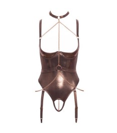 Ouvert-Body mit abnehmbaren Strapsen