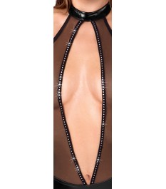 Body im stylischen Material-Mix