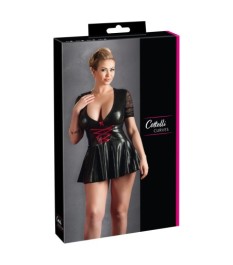 Kleid mit Schnürung und ausgestelltem Rockteil