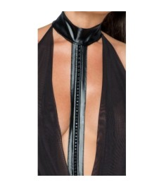 Kleid „Missbehaved Exclusive“ im Powerwetlook mit Powernet