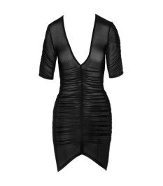 Kleid aus Wetlook mit Spitze