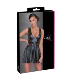 Kleid mit Schnürung und ausgestelltem Rockteil