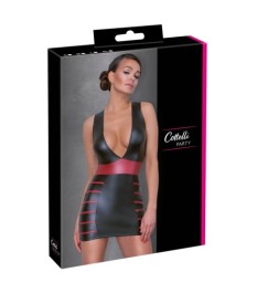 Neckholder Kleid im Wetlook