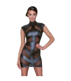 Neckholder Kleid im Wetlook