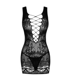 Kleid plus Spitzen-String