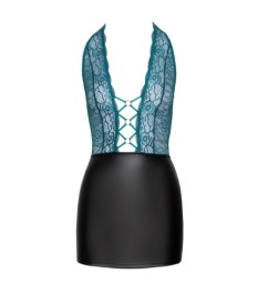 Kleid mit Oberteil aus Spitze und Rock im Mattlook