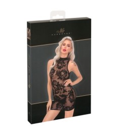 Minikleid „Boudoir Stories Exclusive“ aus Stretchtüll mit Floral-Samtf