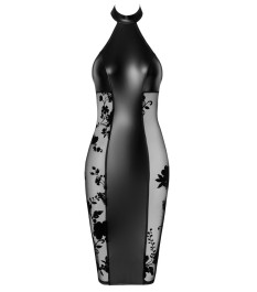 Kleid „Libido Exclusive“ im Powerwetlook mit samtbeflockten Powernet-E