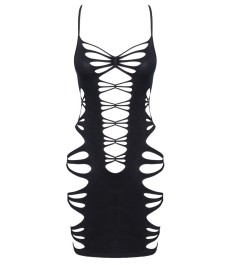 Kleid mit zahlreichen Cut-outs