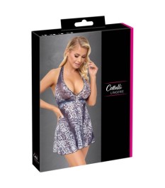 Minikleid in Schlangenhaut-Optik