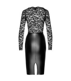 Kleid im Mattlook mit Powernet-Einsätzen