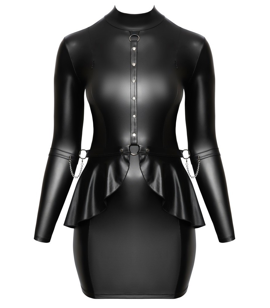 Minikleid mit abnehmbaren Armfesseln