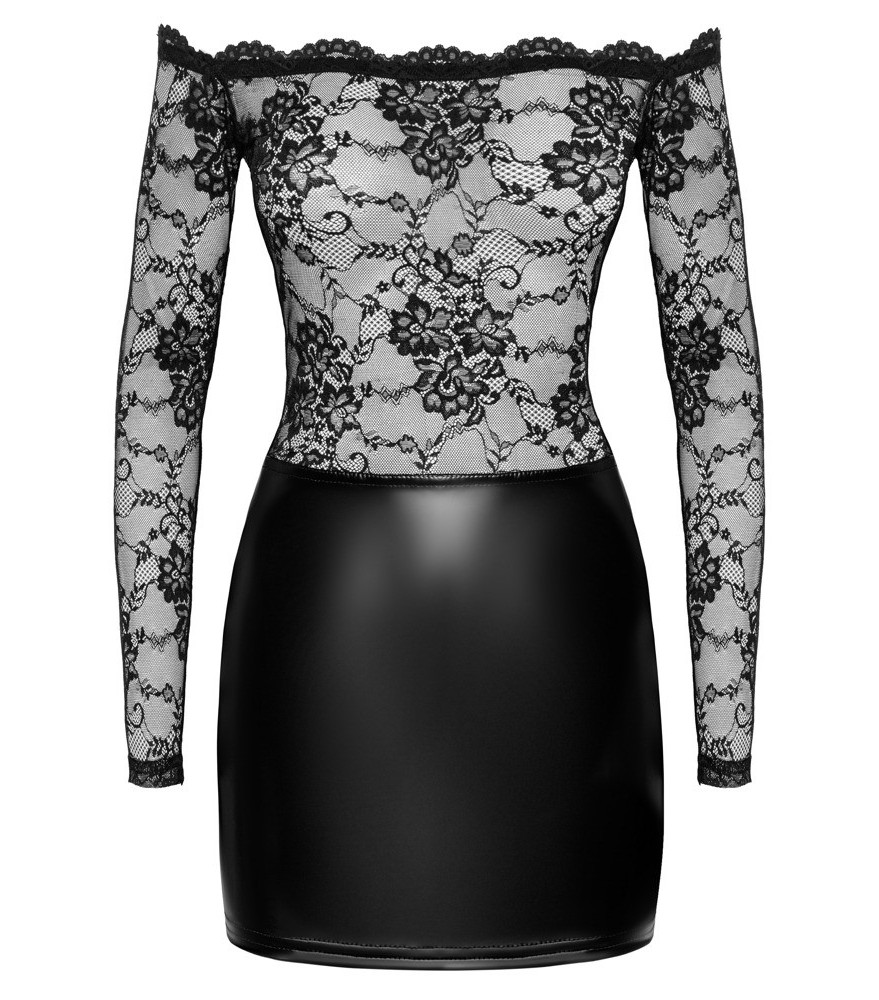 Minikleid „Orgia Exclusive“ im stilvollen Material-Mix