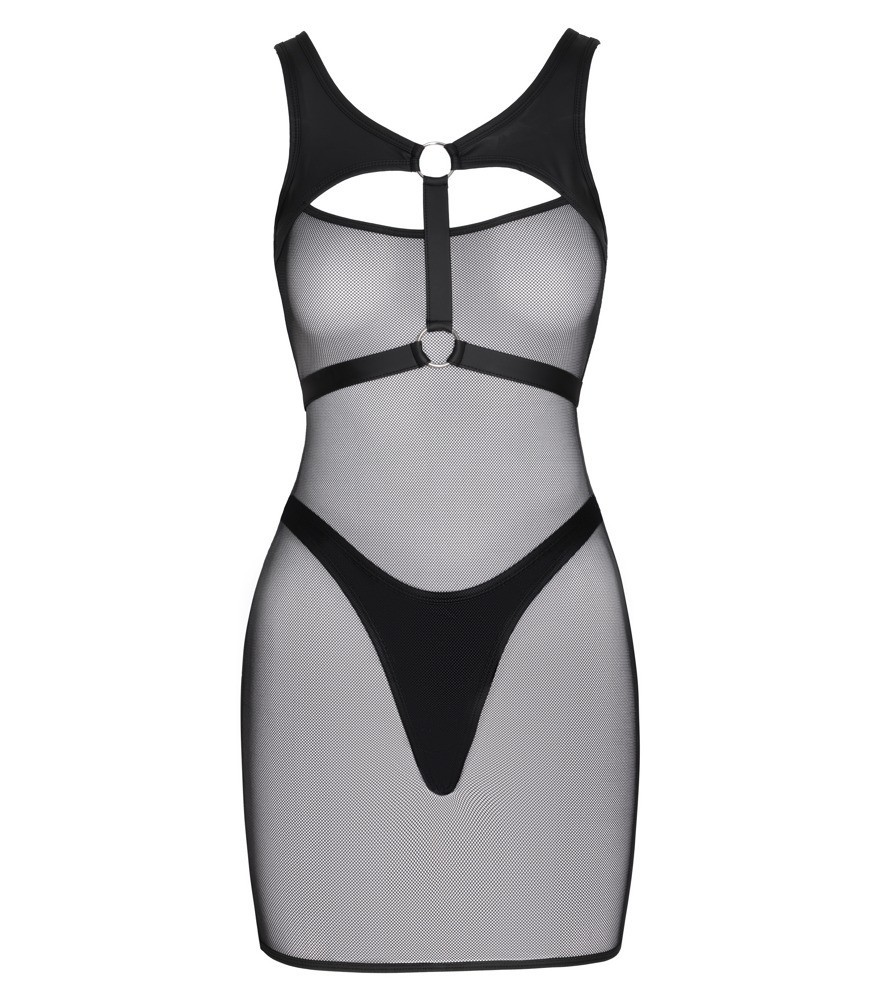 Netz-Minikleid inklusive Riostring