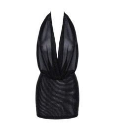 Minikleid „Orgia Luminara“ mit edlem Silberschimmer