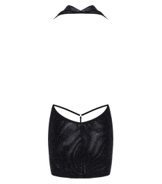 Minikleid „Orgia Luminara“ mit edlem Silberschimmer