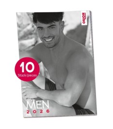Pin-up Kalender „Men 2026“ im 10er-Pack