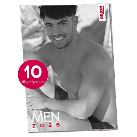 Pin-up Kalender „Men 2026“ im 10er-Pack