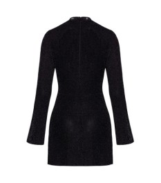 Minikleid in Glitzer-Transparenz