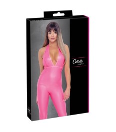 Overall plus Riostring, stylischer Mattlook in Hotpink