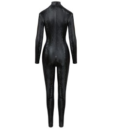 Minikleid im roten Powerwetlook