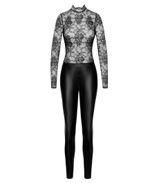 Leggings ouvert mit Spitzeneinsätzen