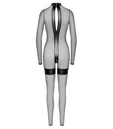 Ouvert-Overall in stylischer Transparenz