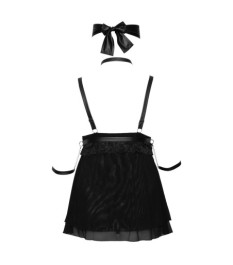 Babydoll plus Bondage-Schal, Halsband und Armfesseln