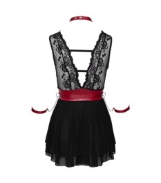 Babydoll mit Bondage-Gürtel und -Halsband
