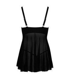 Babydoll plus String ouvert, aus Powernet