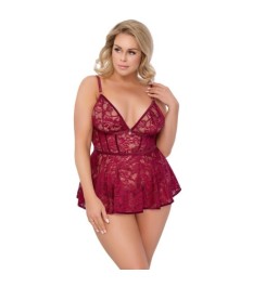 Babydoll inklusive Ouvert-Slip