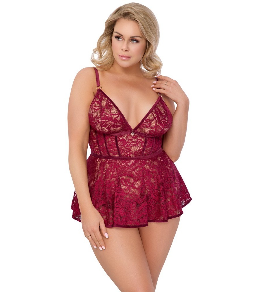 Babydoll inklusive Ouvert-Slip