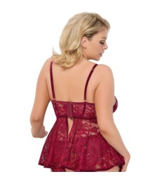 Babydoll inklusive Ouvert-Slip