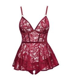 Babydoll inklusive Ouvert-Slip