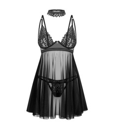 Overall „Orgia“ aus edel schimmerndem Powernet