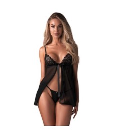 Babydoll-Set „Blomentis“ inklusive String