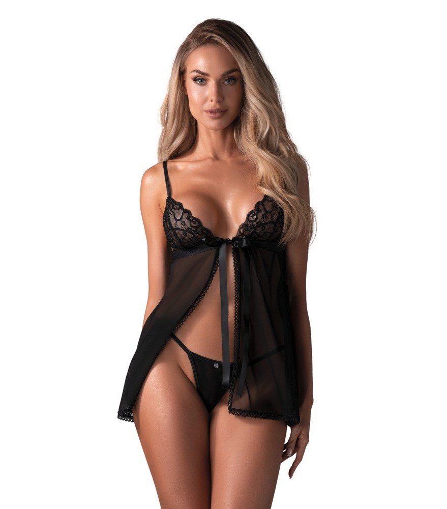 Babydoll-Set „Blomentis“ inklusive String