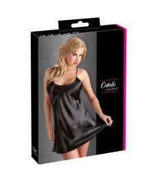 Negligé aus Satin, mit filigranen Bändern und Schleifen