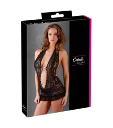 Kleid plus eingenähter String ouvert