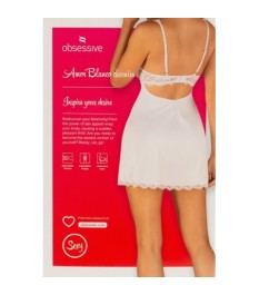 Negligé plus String „Amor Blanco“