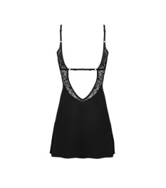 Kleid plus String aus Spitze und Powernet